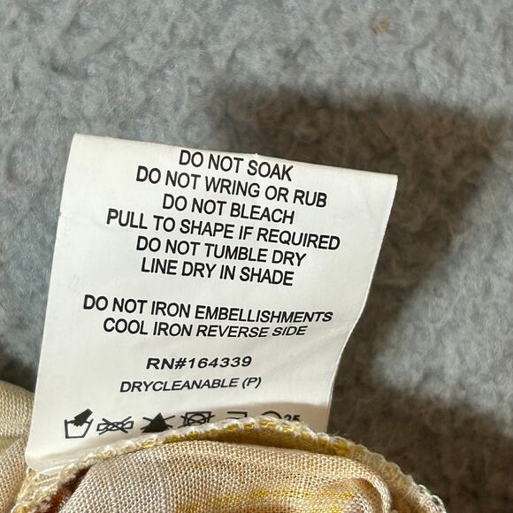 Petal & Pup Top Women 10 Yellow Orange Off Shoulder Crop Pullover Ruffle Top NEW - Picture 9 of 11